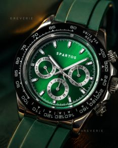 Spartos Green Sapphire Chronograph 40mm