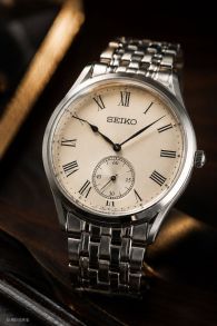 Seiko Mens Vintage Roman Sapphire 39mm