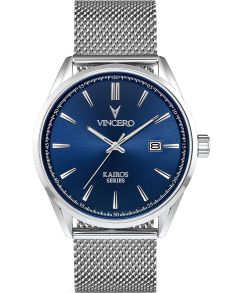 Vincero Kairos Mesh Blue/Silver Blu-SilM-K13