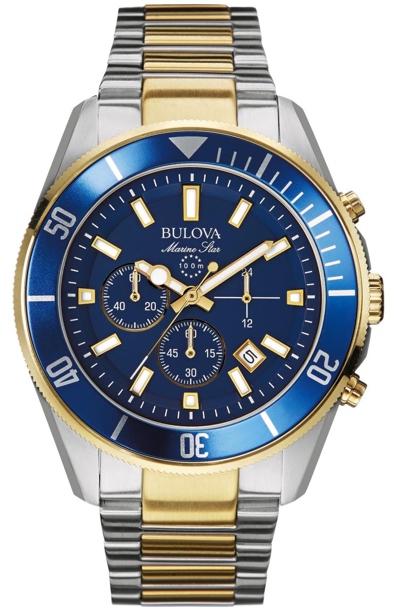 Bulova marine discount star chronograph watch