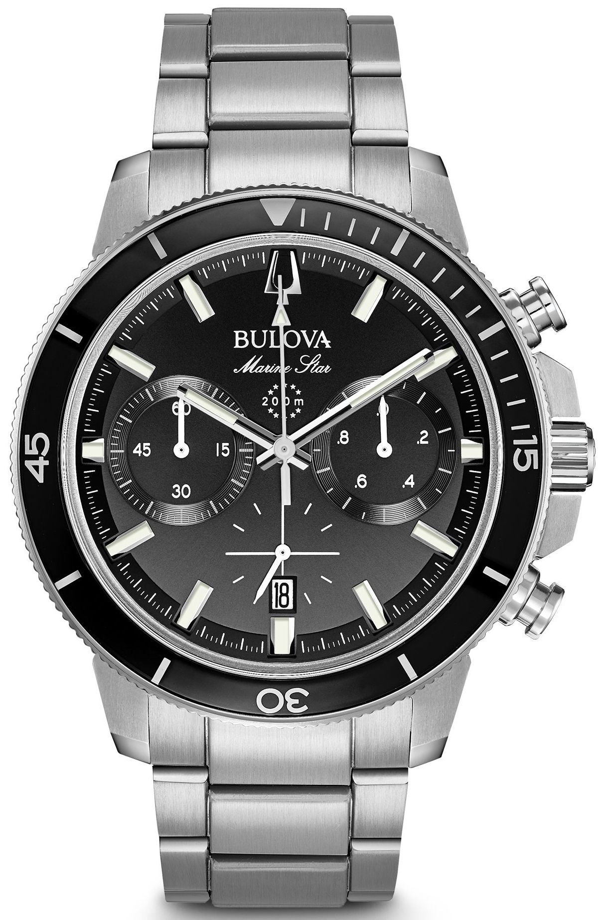 Bulova marine star on sale chronograph men's watch