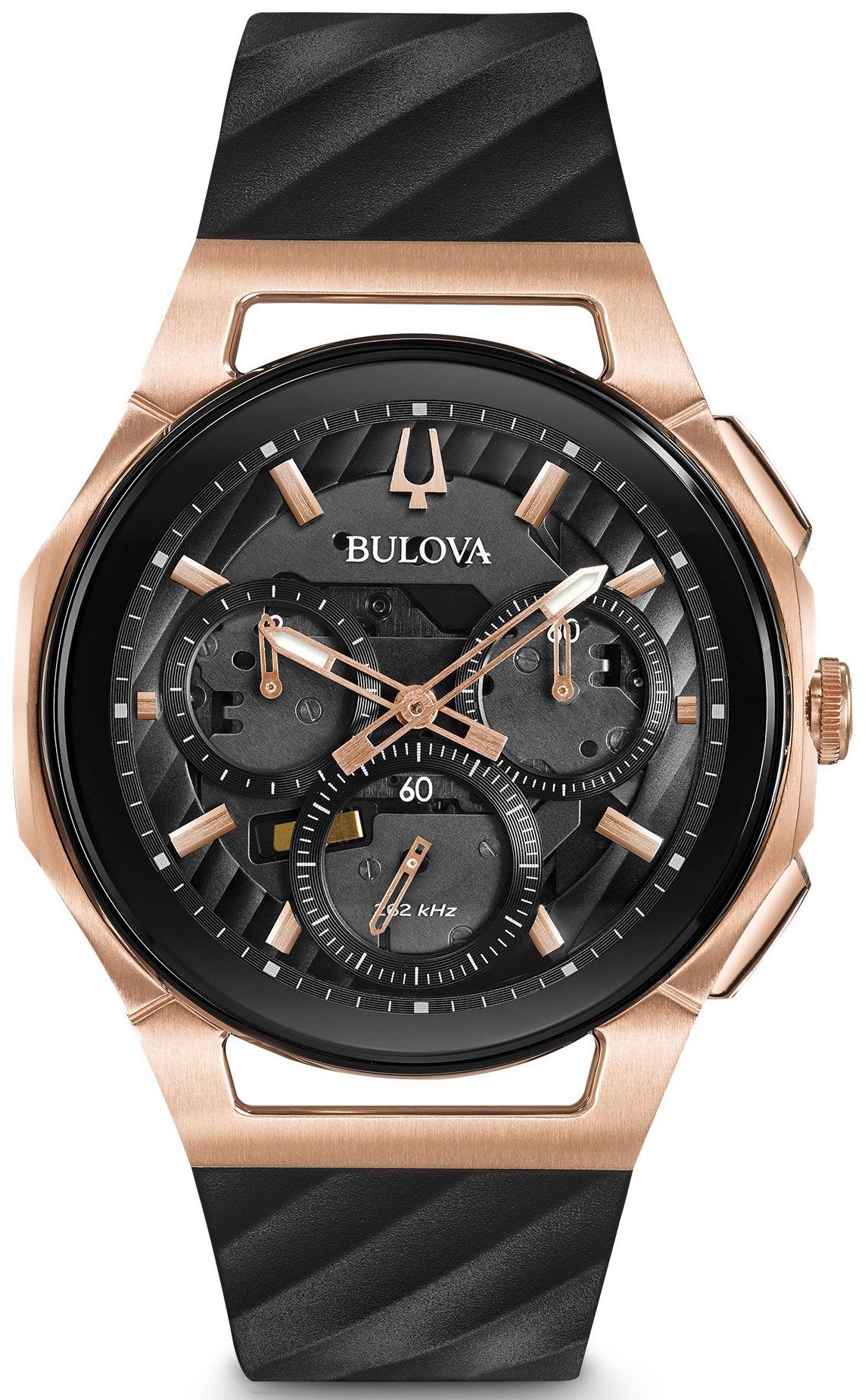 Bulova curved shop chronograph