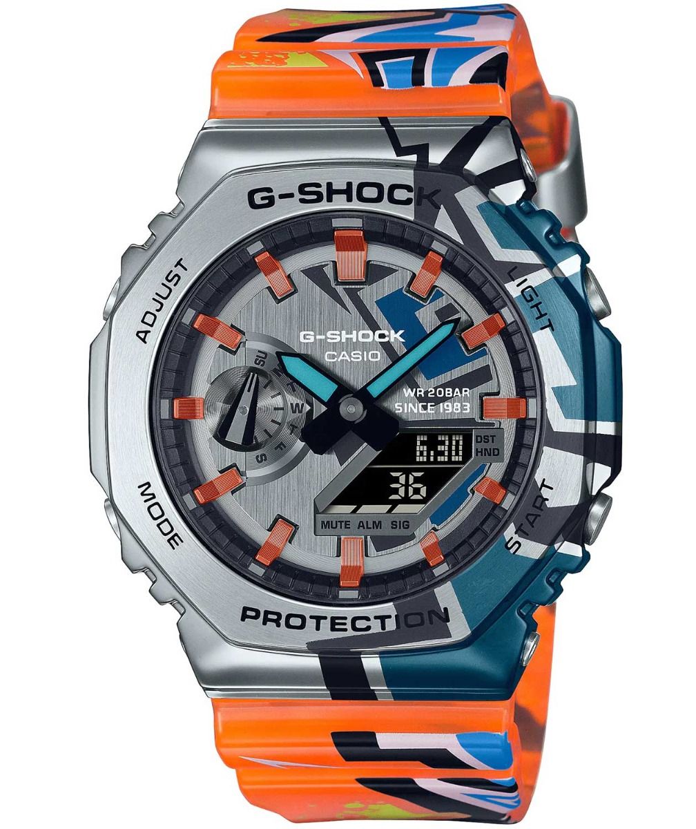 ホットセール - アートトラベルシューズ G-SHOCK Spirit Street | i graffiti z koperta Stalowa 時計