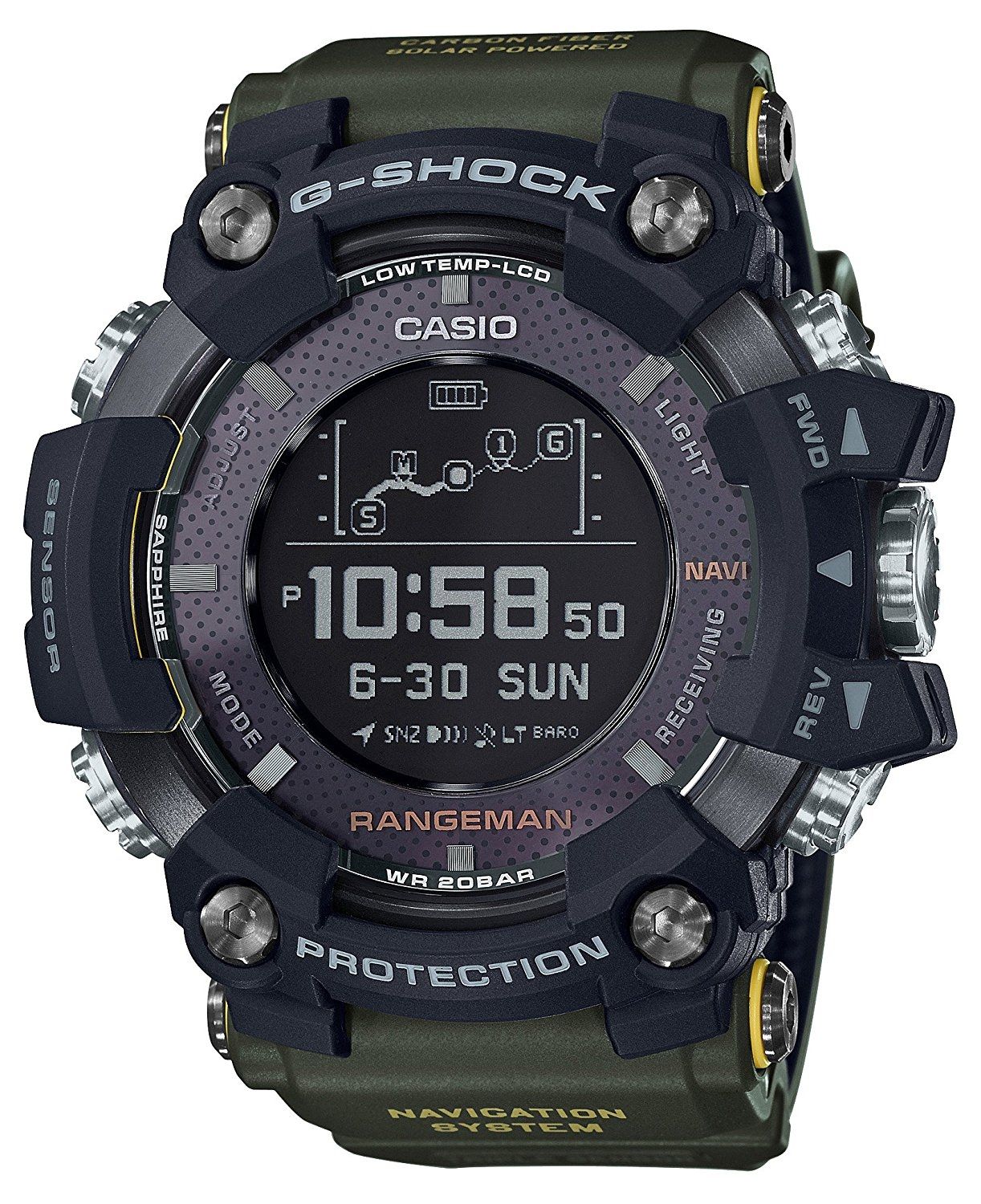 Casio G-Shock Rangeman Extreme Survival Fitness GPR-B1000-1BER