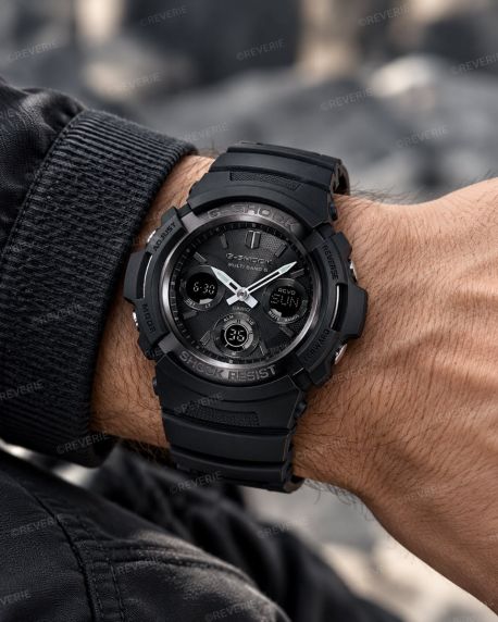 Zegarek Solar Wave Ceptor G-Shock | AWG-M100B-1AER