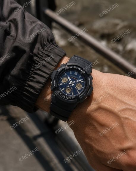 Blue Wave Ceptor G-Shock z funkcją radiową | AWG-M100SB-2AER