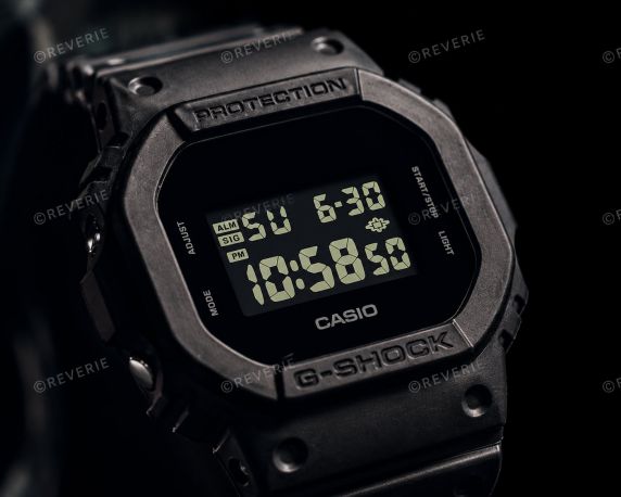 Zegarek G-Shock Stealth Black wodoodporny do 200M | DW-5600UBB-1ER