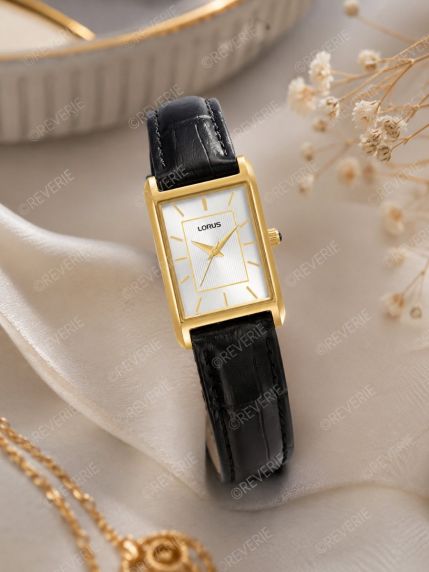 Lorus Ladies Golden Rectangular 22mm