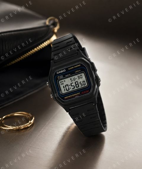 Kompaktowy cyfrowy zegarek sportowy Casio | W-59-1VQES