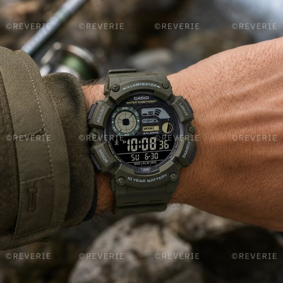 Casio Outdoor Fishing XL Green 50mm