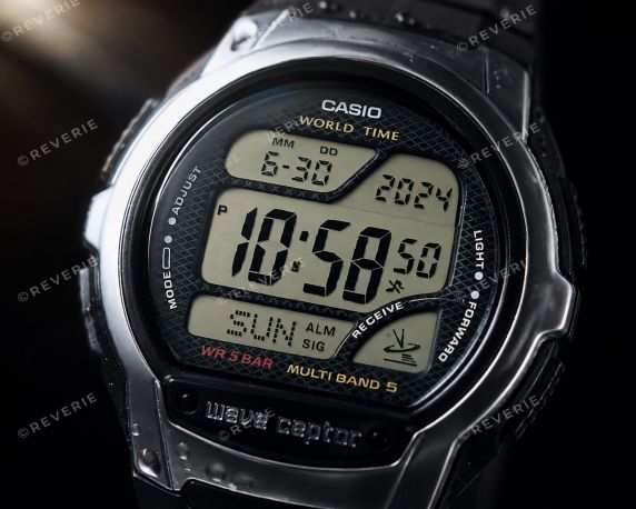 Zegarek Radio Controlled Digitalny Casio Wave Ceptor Multi-Band | WV-58R-1AEF